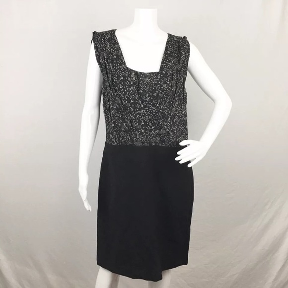LOFT Dresses & Skirts - Ann Taylor LOFT career dress black snake print zip